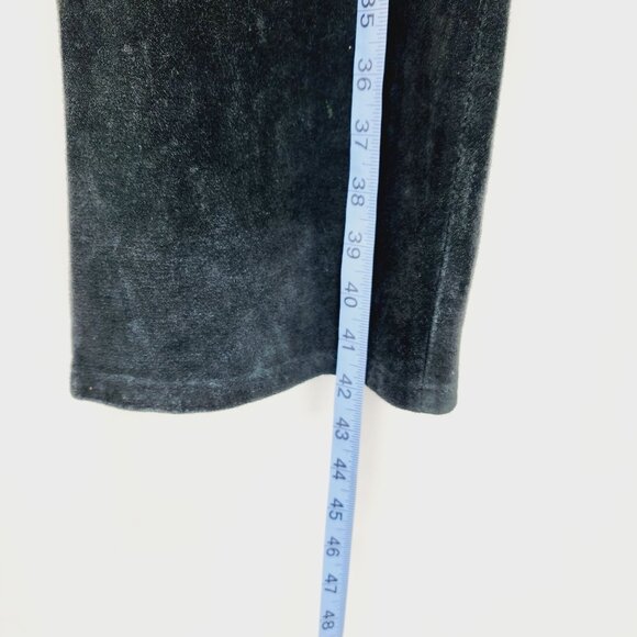 Chicos Pants Black Leather Straight Leg flat Front Size 2 - Picture 7 of 10